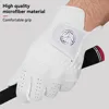 1 Pc Golf Gloves Left Right Hand Men's Soft Ultra-fiber Cloth Breathable Wear-resistant Golf Gloves Sports Gloves 3