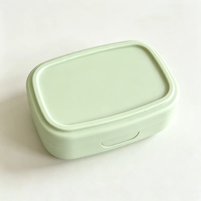 Vibrant Compact Contact Lens Case with Mirror - Portable Soaking Storage Kit