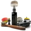 Shoe Brushes Professional Adjustable Speed Electric Shoe Polisher Kit Clean Dust Leather Care Shine Set Polishing Boot Shoe 1