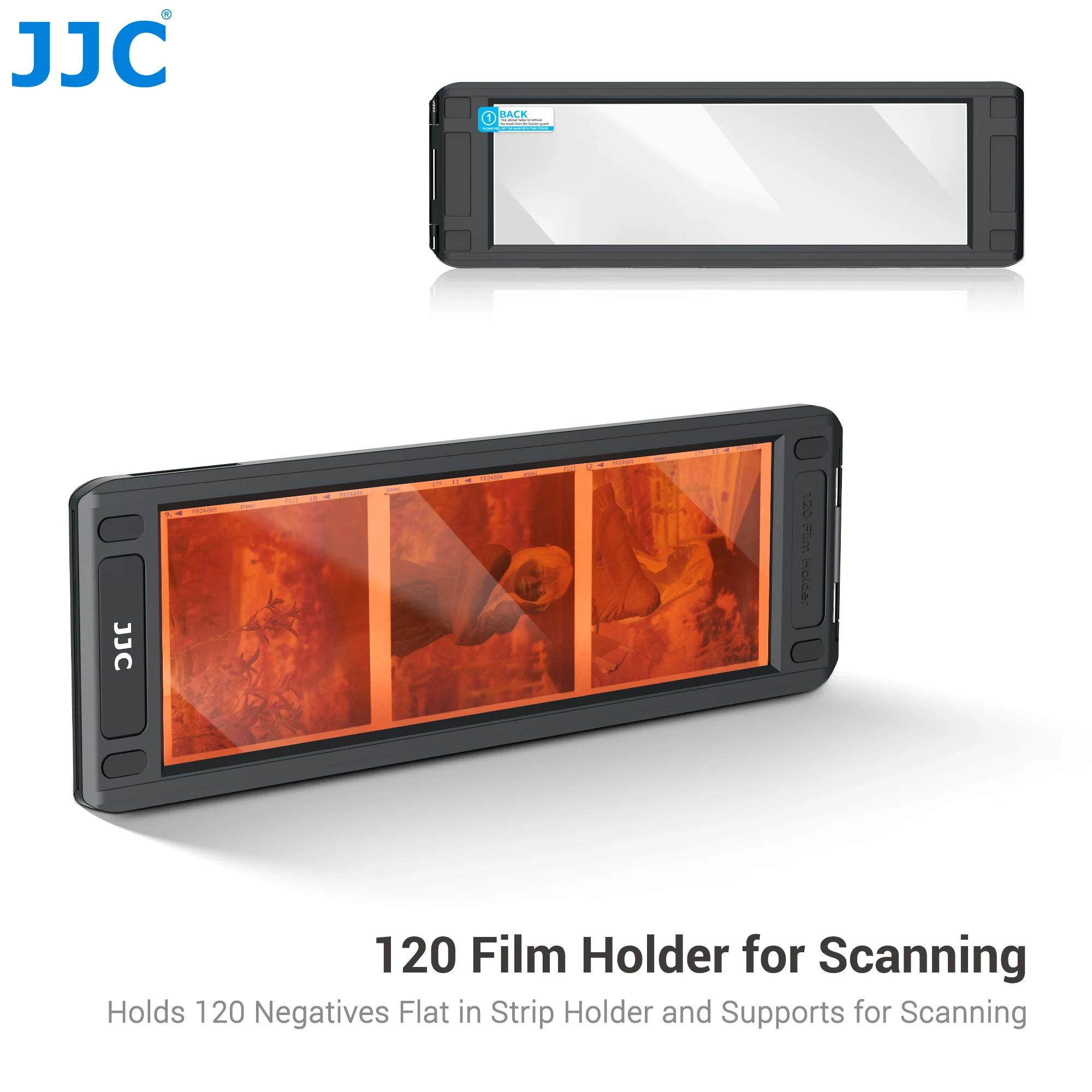 Description Picture 4 of itemJJC Film Slide Holder for 35mm / 120 Film, 35mm Negatives Film Strip for Copier 120 Film Mount Clip for Scanning