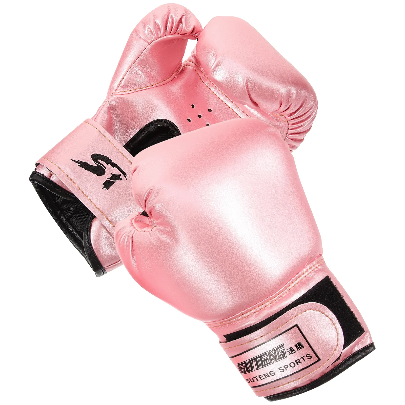 Work Gloves Children's Boxing Punching Kickboxing Sparring Comfortable Thai Wrist Kids Pink Miss 5