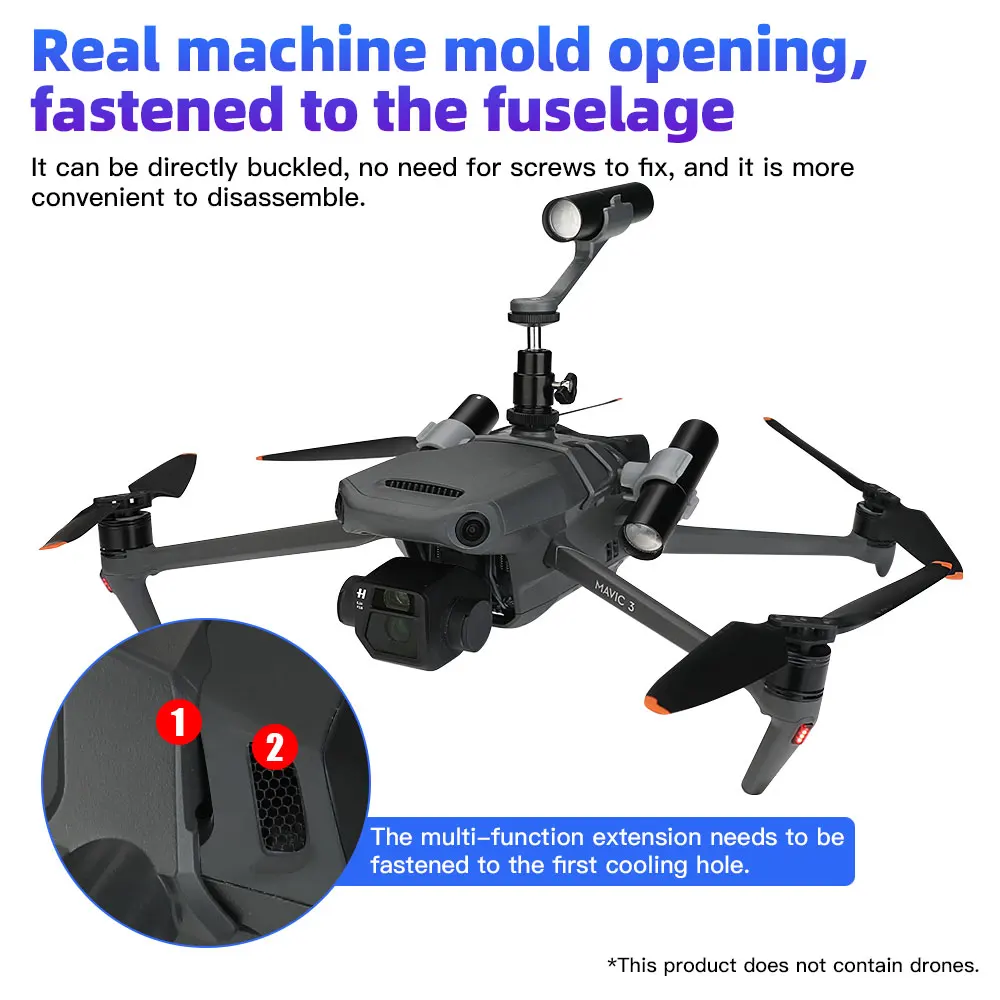  Mavic 3 Zoeklicht ߰  Licht Zaklamp ȣ  Sterk Licht Voor for Dji Mavic 3 Drone Accessoires