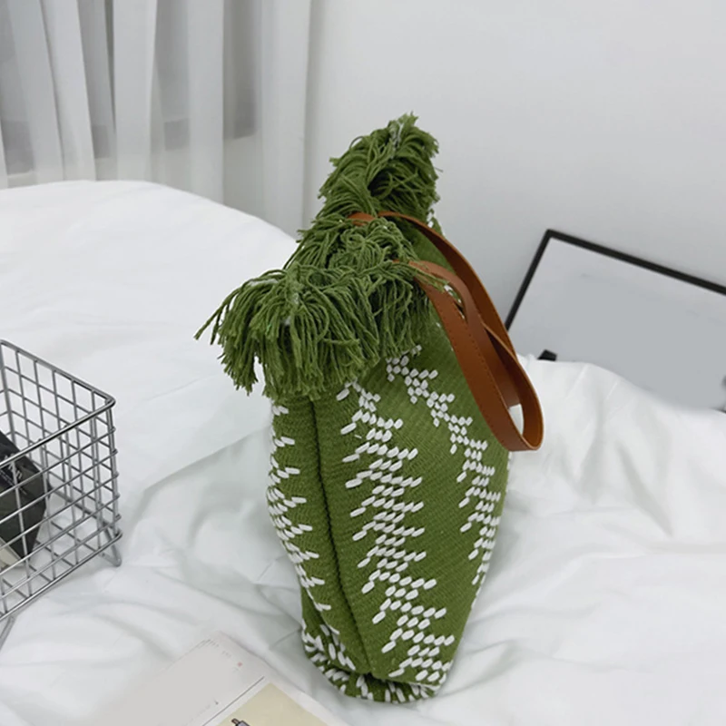 Casual Top-Handle Bags Large Tote Beach Bag Shopping Bags Underarm Shoulder Bag Female Commute Women Handbags Tote Bags