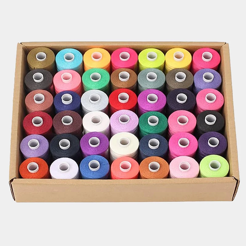 Sewing Thread,140S/2, 42 Colors All Purpose Sewing Thread,30wt, 42 ...
