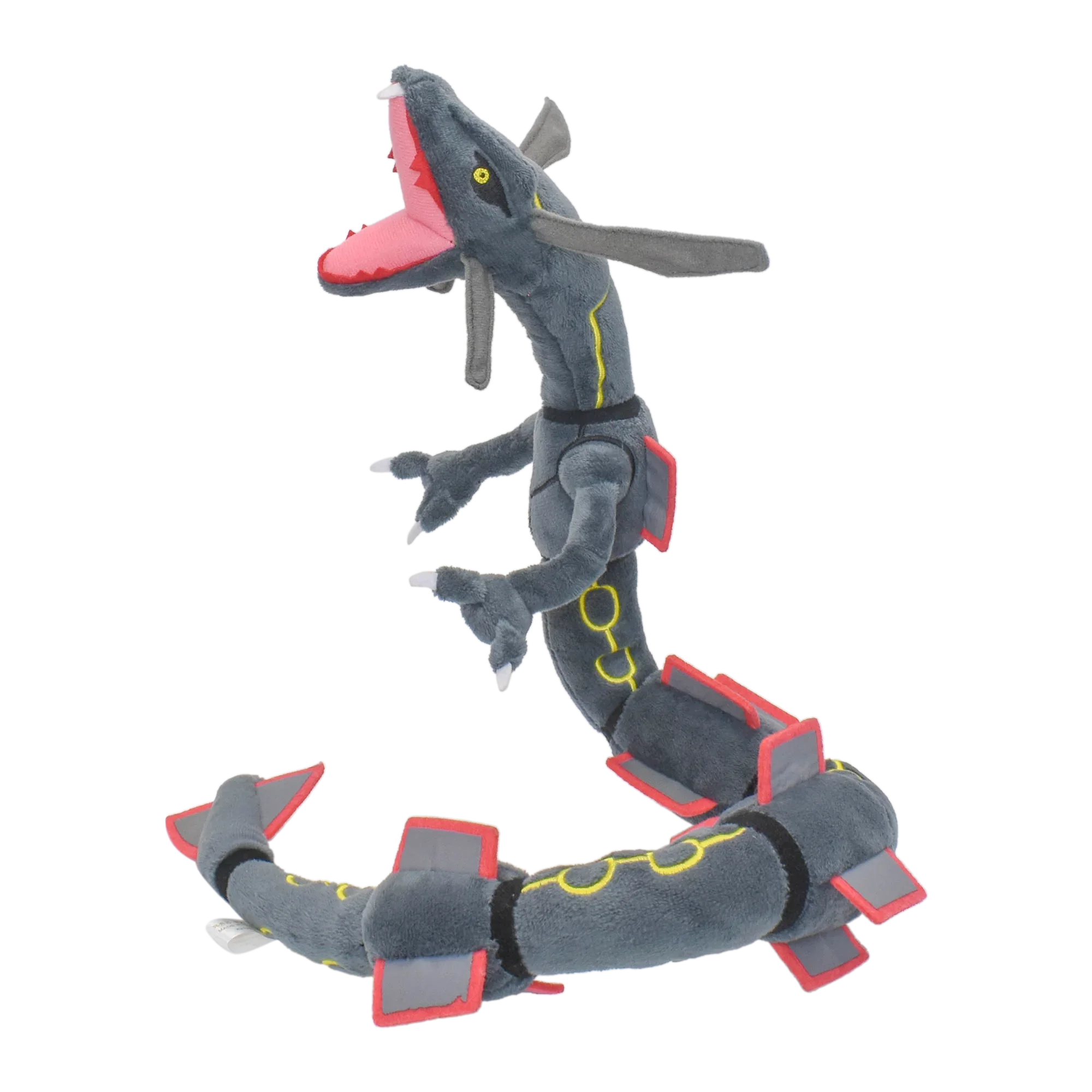Glänzende Rayquaza-Plüschtiere, Stofftier-Spiel als Sammlergeschenk, weiche Plüschtiere, niedliche Cartoon-Figur, Schwarz, 30,5 cm – Detail 1