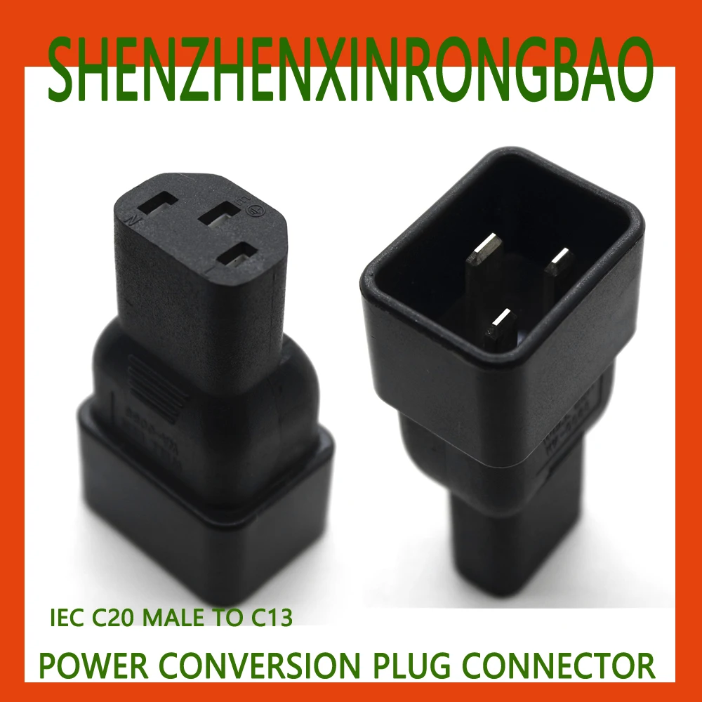 1pcs IEC 320 C13 Male To Female C20 angled adapter,C20 to C13 AC Plug convert adapter,IEC PDU PSU USP PLUG Converter Adapter shdiatool m14 male thread to sds plus shank adapter convert m14 thread core bits can be fitted on hammer drill or electric drill