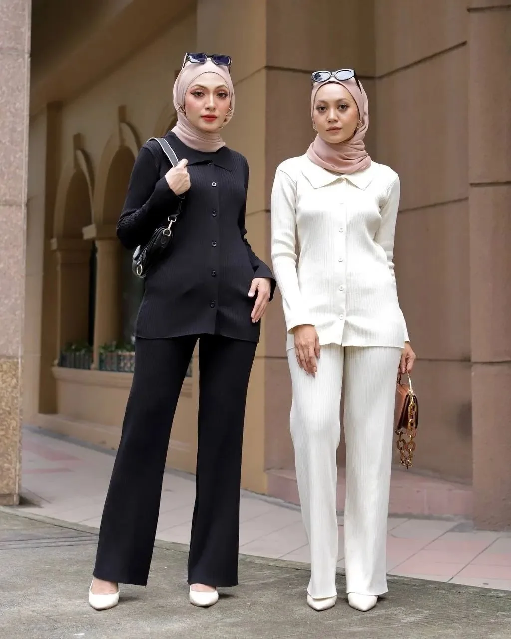 Winter Abaya Dubai Turkey Muslim Sets Knit Sweater Hijab Dress Kaftan Islam Clothing Abayas for Women Ensemble Femme Musulmane