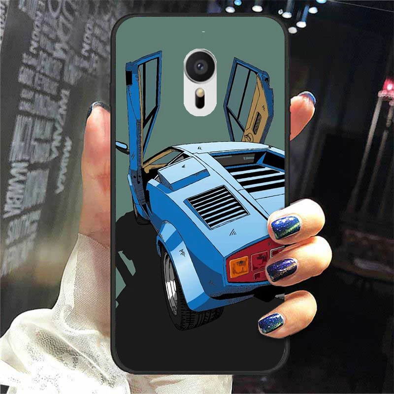 Silicone Phone Case For Meizu MX5 MX6 Cases Soft Cover Fundas For meizu mx5 mx6 Shell Fashion Cool JDM Sports Car Bumper best meizu phone cases Cases For Meizu