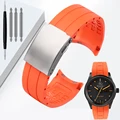 Orange silver buckle