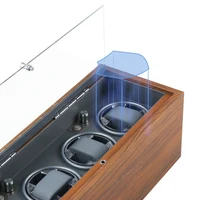 Remontoir de montre vertical domestique, boîte d'évaluation à quatre positions, montres mécaniques, dispositif de remontoir rotatif automatique avec lumière LED 4