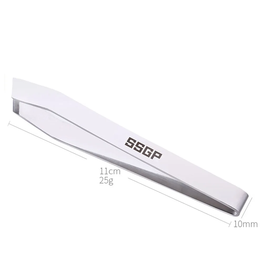 Pig Fur Hair Pliers Fish Meat Bone Clip 304 Stainless Steel Flat Mouth Tweezers Feather Removal Household Kitchen Cooking Gadget food tongs
