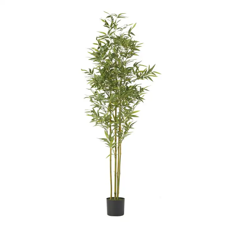 

6' x 2' Artificial Tabletop Bamboo Plant, Green