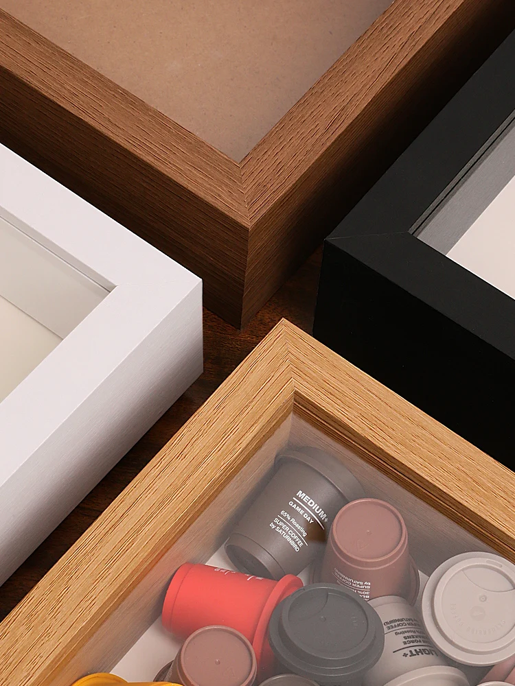 Caja de almacenamiento de cápsulas de café, organizador de cápsulas de café  con forma de marco de fotos, soporte de escritorio, caja de exhibición -  AliExpress