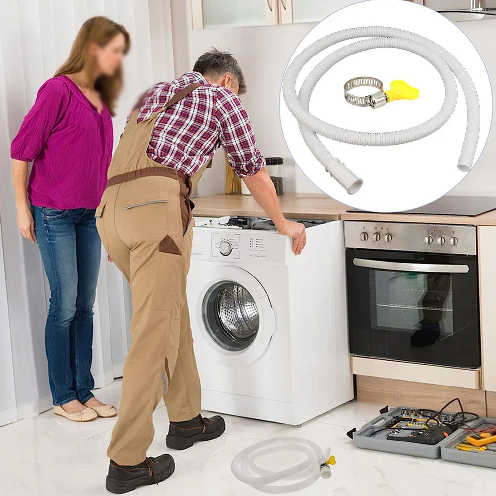

Connecting Range Air Conditioner Drain Hose Stainless Steel Clamps Washing Machine Extension Pipe Made Of Polyethylene