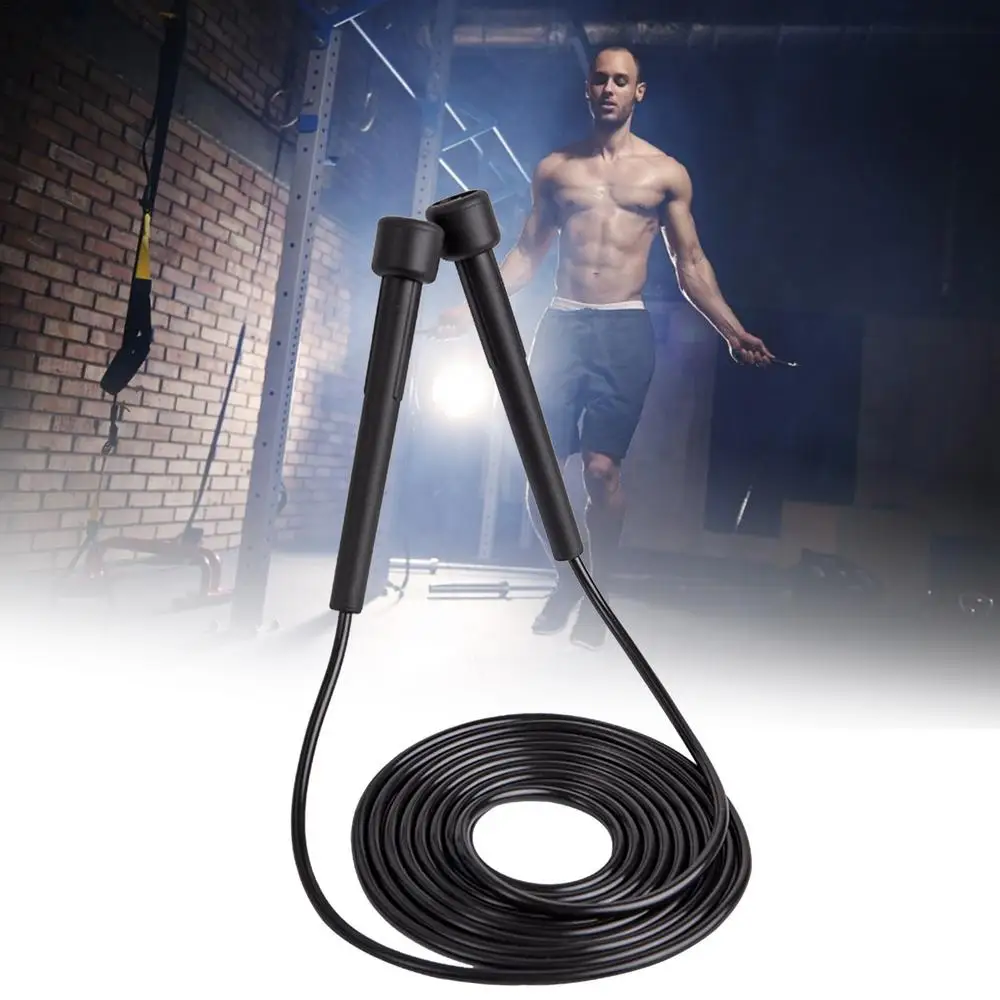 Speed Jump Rope Professional Men Women Gym PVC Jumping Skipping Rope Adjustable Fitness Equipment Muscle Boxing  Training