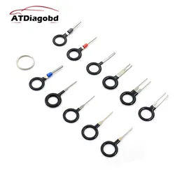 11pcs Car Terminal Removal Tool Puller Auto Set Motorist Kit Automotive Repair Tool Stylus Wire Crimp Pin Extractor