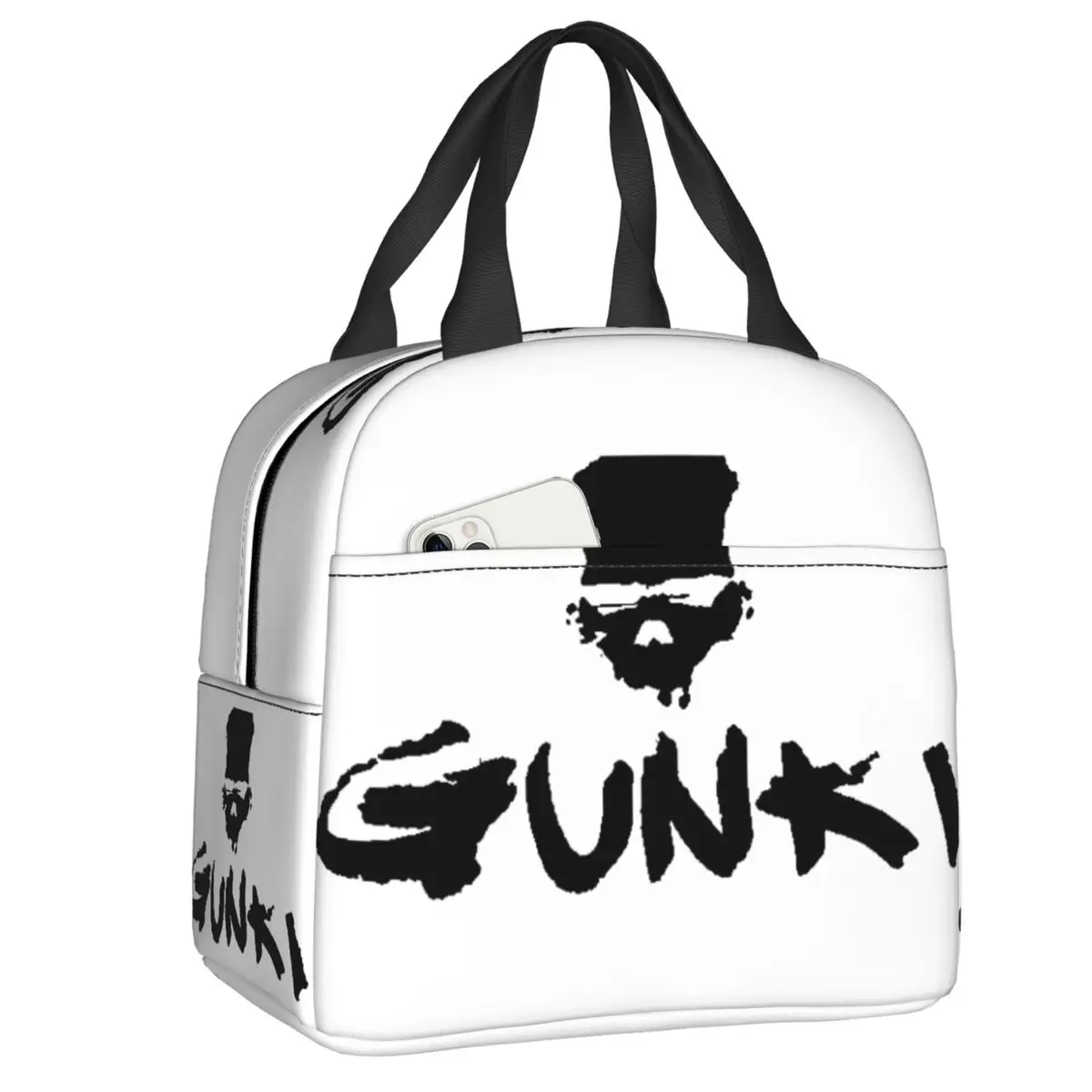 

Индивидуальная сумка для ланча с рыбками Gunkis для мужчин и женщин, теплоизолированный Ланч-бокс для детей, школьников