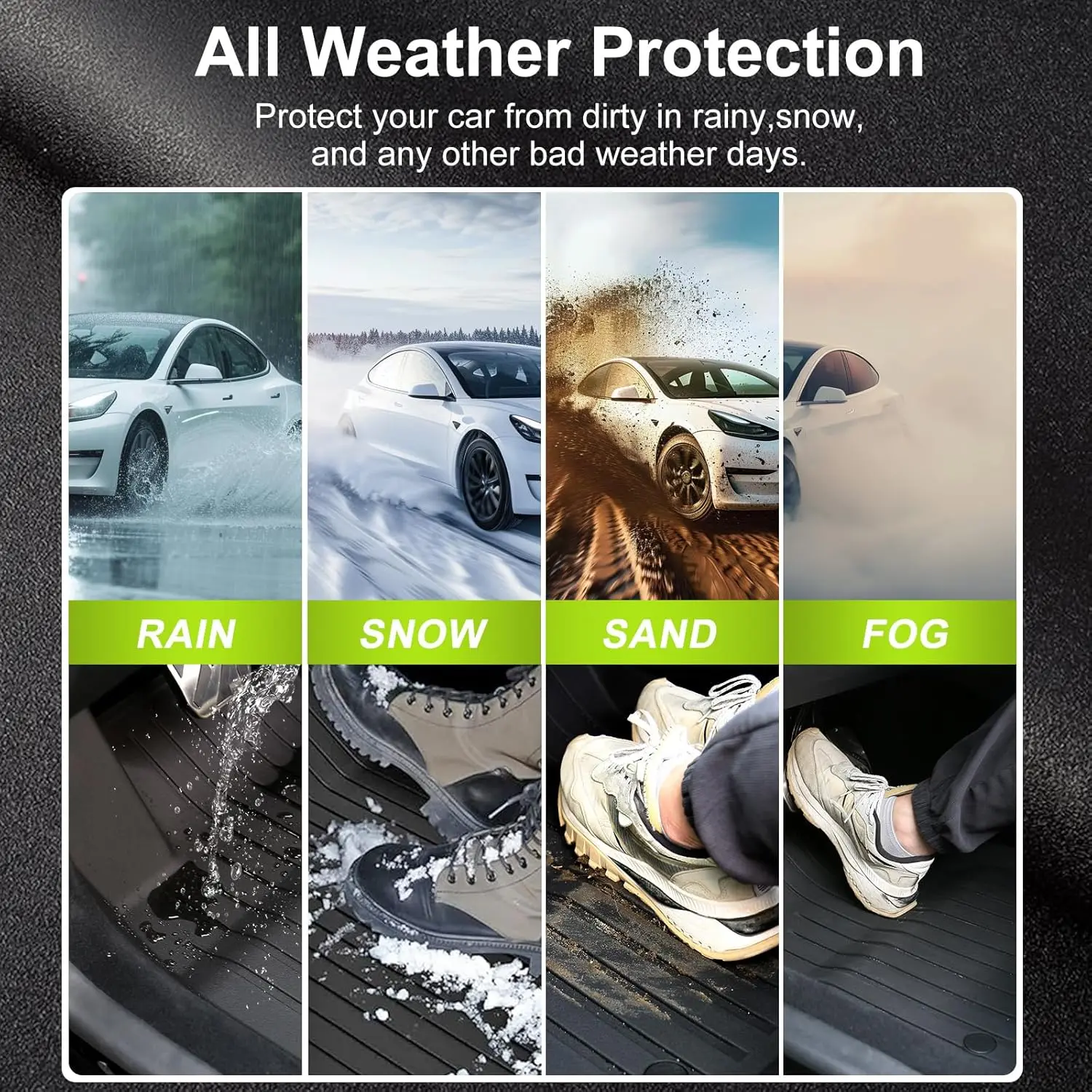 All-Weather Trunk Mats for Tesla Y 2025 4