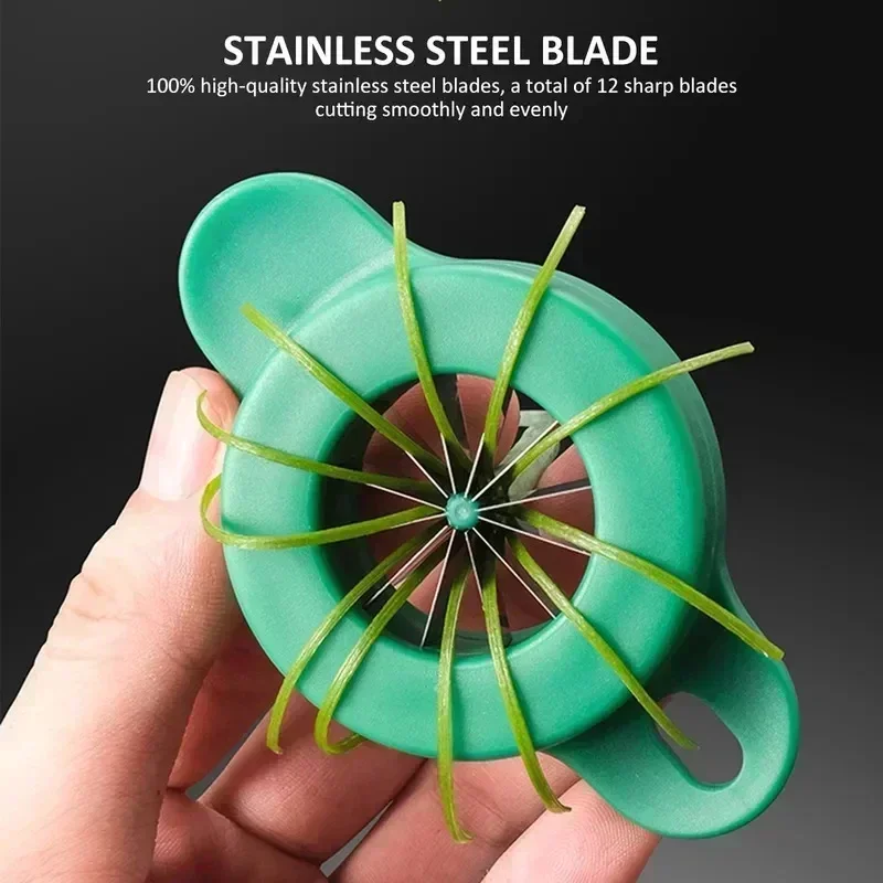 Vegetable Shredder Green Onion Cutter Superfine Onion Flower Cutter Shredded Slicer Graters Manual Kitchen Accessories