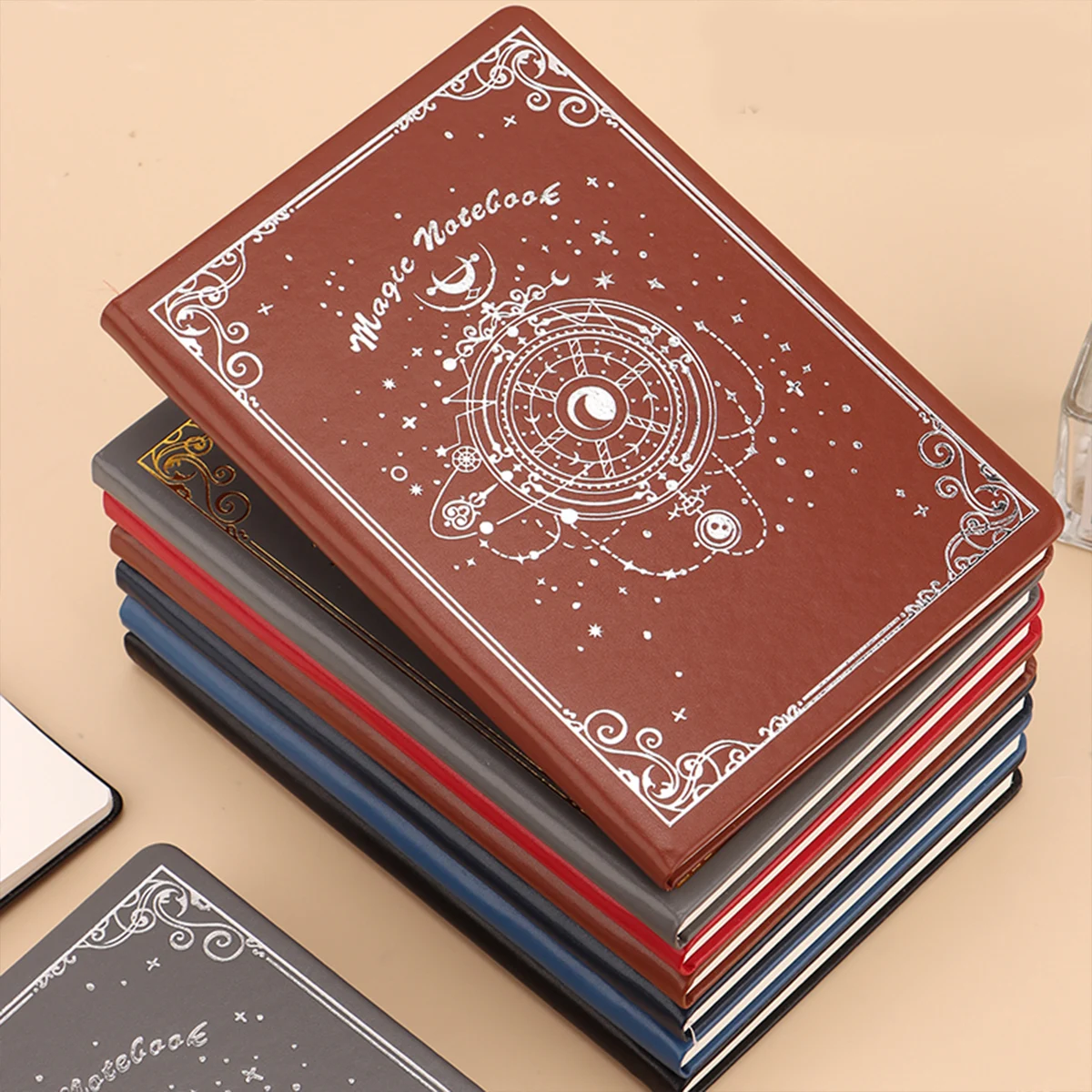 Blank Inner Page PU Magic Notebook