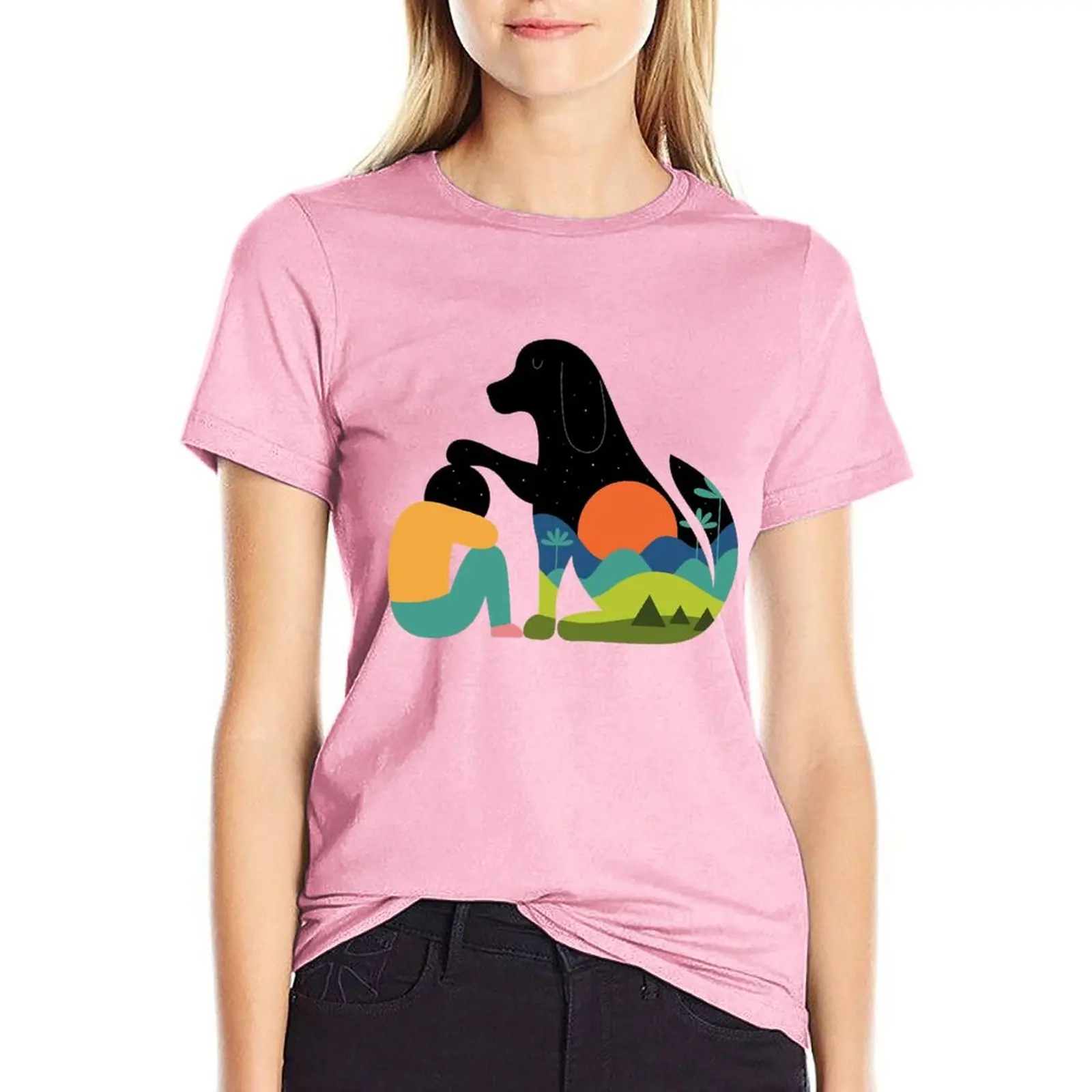 

Женская футболка с коротким рукавом, из хлопка