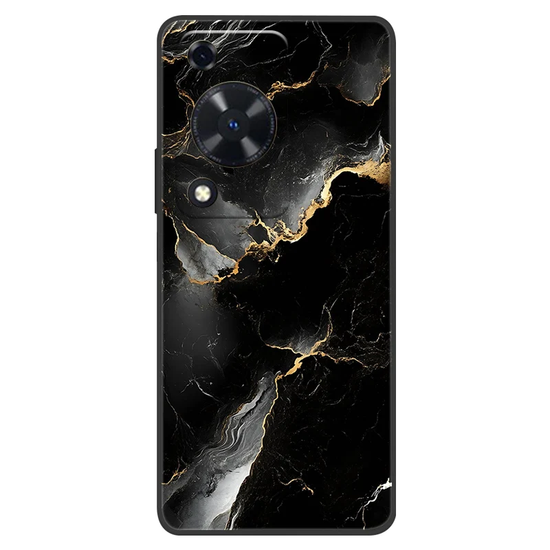 Marble Soft Matte Silicone Back Cover – Full Coverage Phone Shell