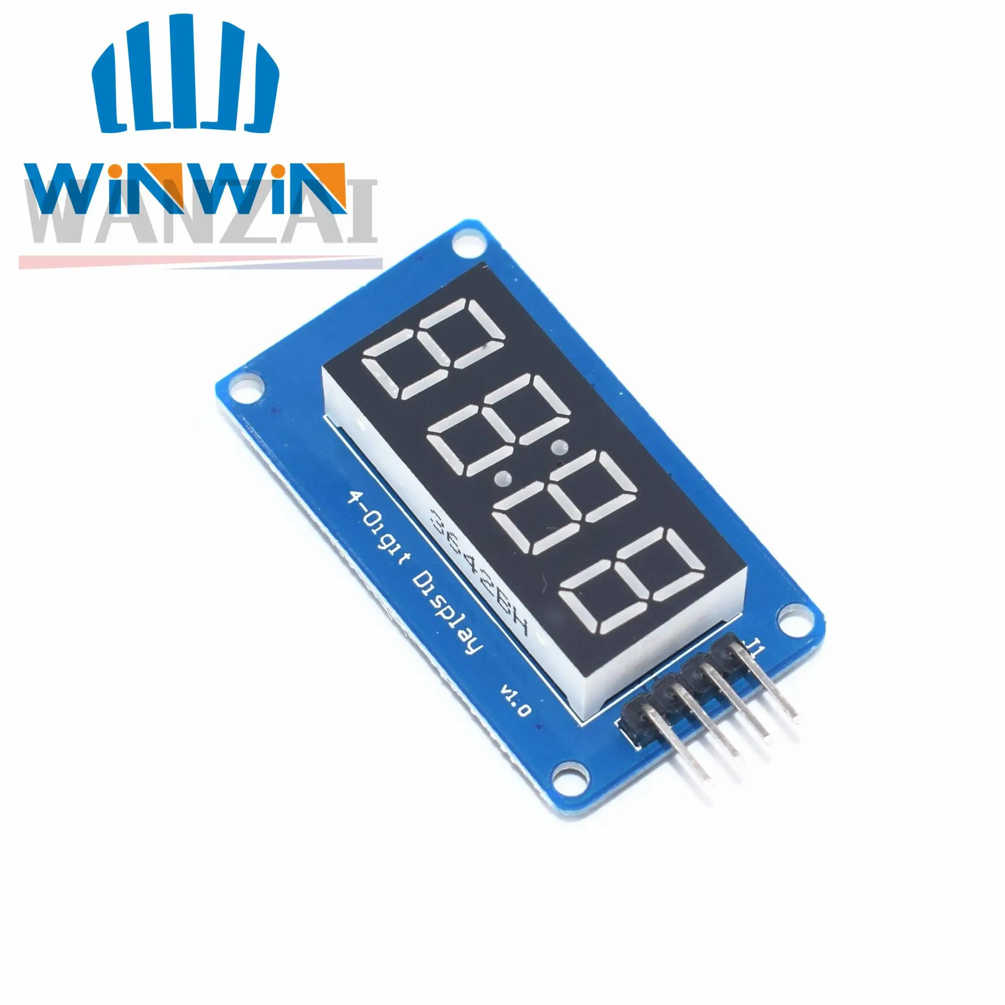 TM1637 LED Display Module for Arduino 7 Segment 4 Bits 0.36 Inch Clock RED Anode Digital Tube Four Serial Driver Board Pack led digital tube display