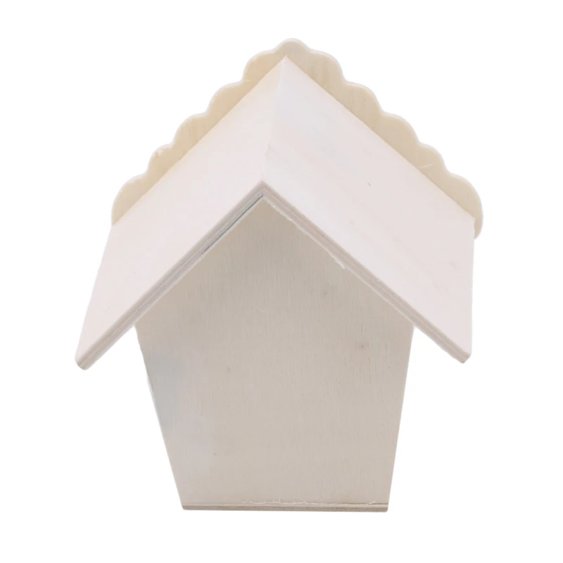 Wooden Mini Bird Cage Outdoor Hanging Birdhouse Box Garden Bird Cages Home Yard Decoration Bird Products Parrot Nest