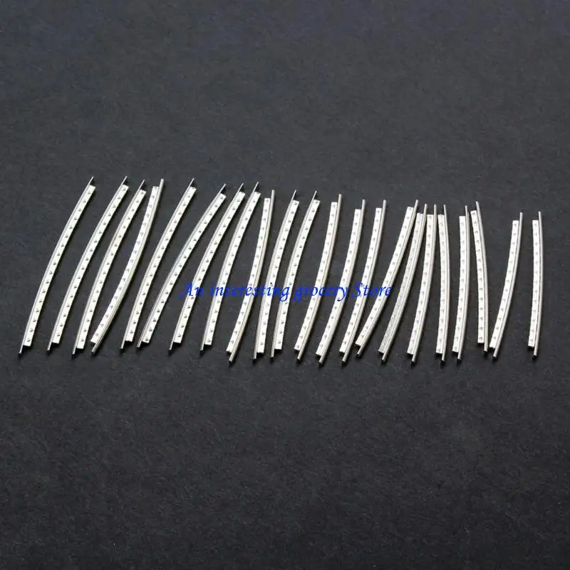 652D 24 Teile/satz Edelstahl 2,7mm Breite 24 Bünde Gitarre Bund Drähte Bunddraht Set – Detail 9
