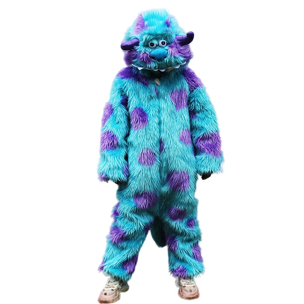Sullivan canavar çocuk Onesie çocuklar Kigurumi bebek Romper komik