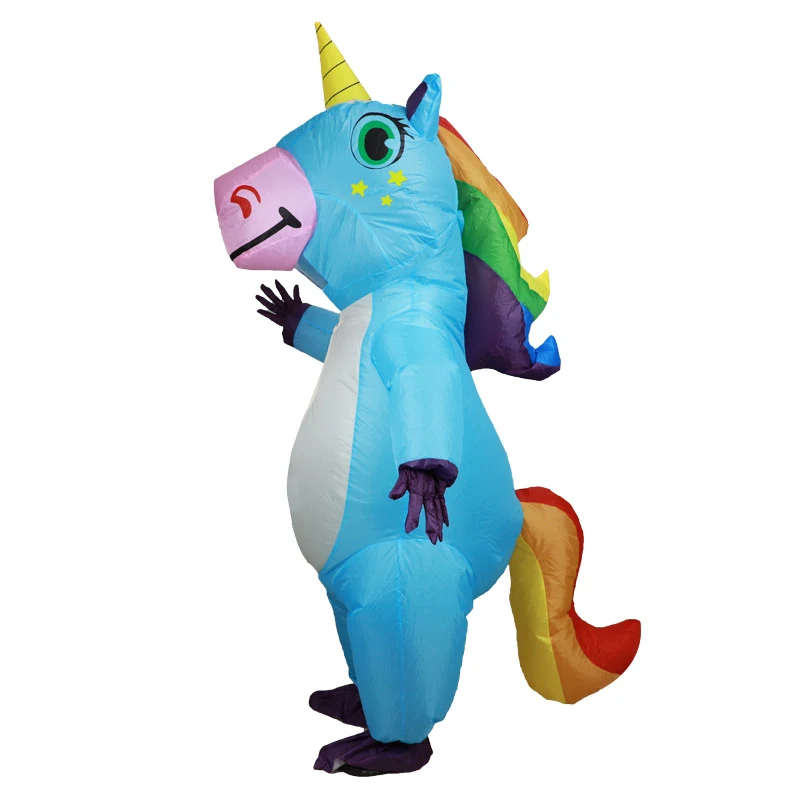 Men And Women One Size Fit All Halloween And Outdoor Fun Party Dress Inflatable Full Body Unicorn Costume mascot costume