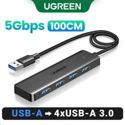 UGREEN USB 3.0 Slim 4 - Port Hub (USB3.0 100cm)