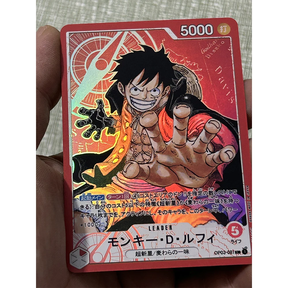9PC/Set Anime One Piece DIY ACG Wife Card Roronoa Zoro Chopper Boy Battle Game Toys Collectible Cards Christmas Birthday Present