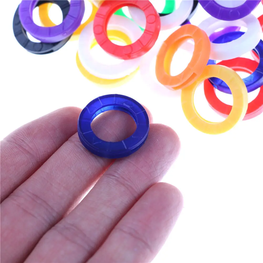 Key Organizer 1/10/20/30pcs Bright Colors Hollow Silicone