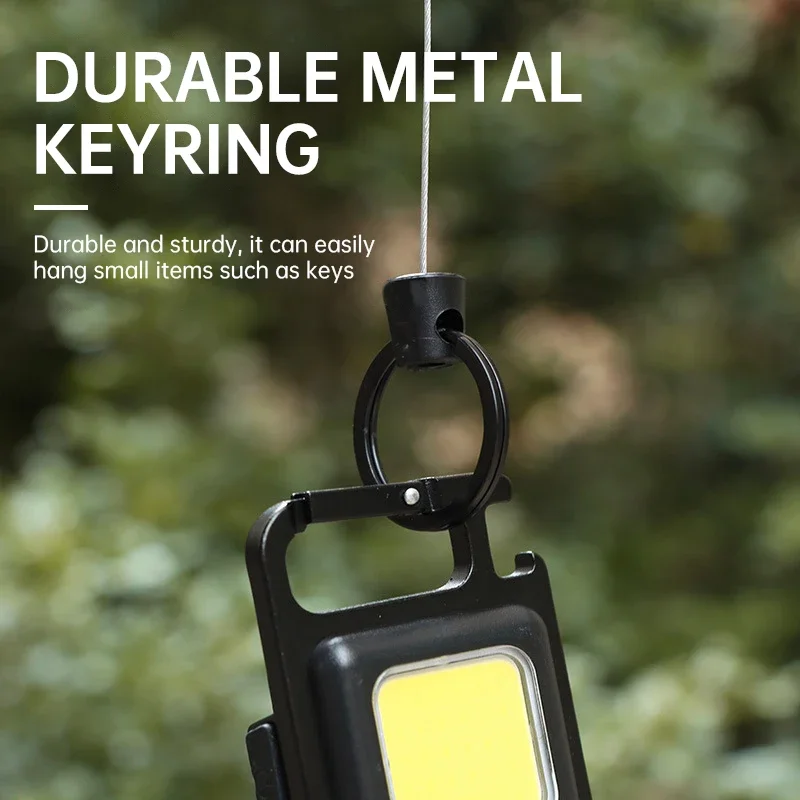 Outdoor Retractable Key Chain Metal Easy To Pull