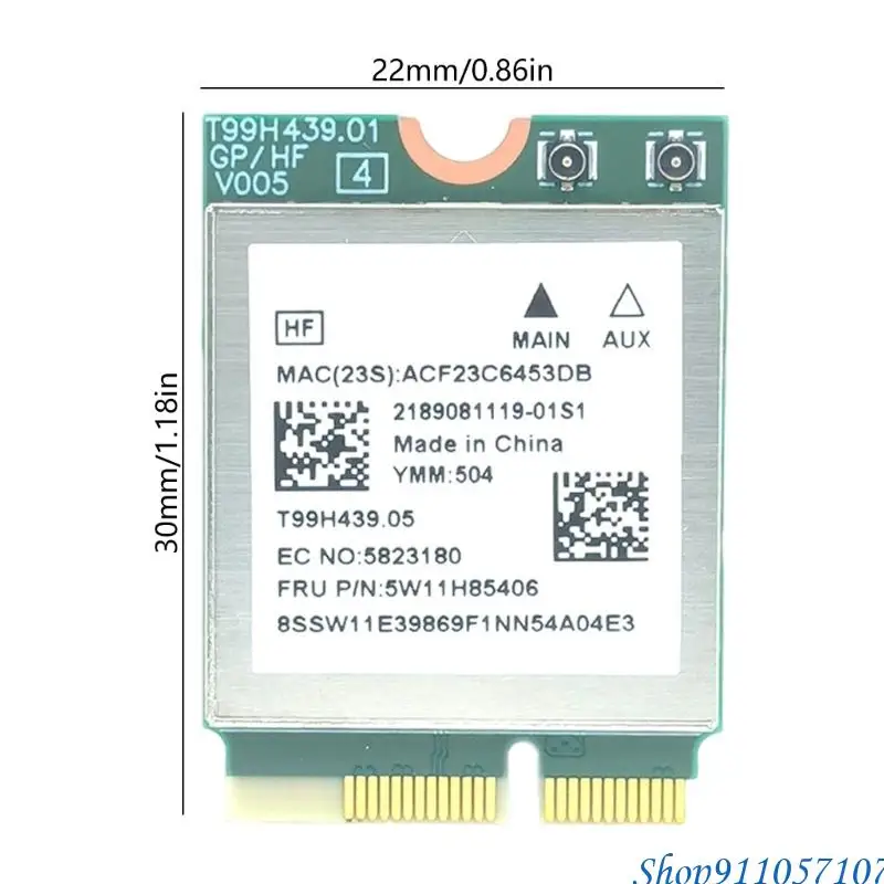 203B MT7927 전문 무선 어댑터 6GHz 삼중 대역 320MHz 채널 WiFi7