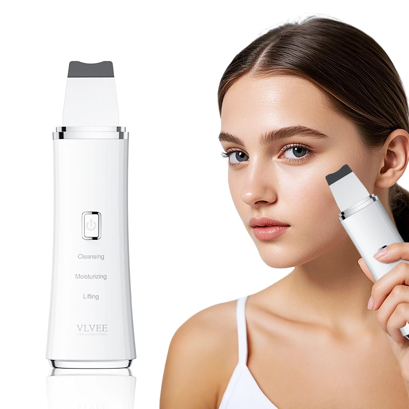 VLVEE Blackhead Removal Device Face Skin Scraper for Deep Cleansing Skin Scrubber Facial Spatula Nose Cleaner Care Tool