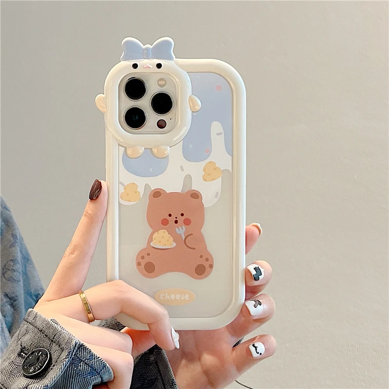 thumbnail image 1 of Funda de teléfono Little Monster para iPhone, carcasa trasera de silicona suave para iPhone 11, 15 Pro Max, 11, 12, 13, 14, Xr, Xs, 6, 7, 8, SE, 2020, 2022, 1 of 5