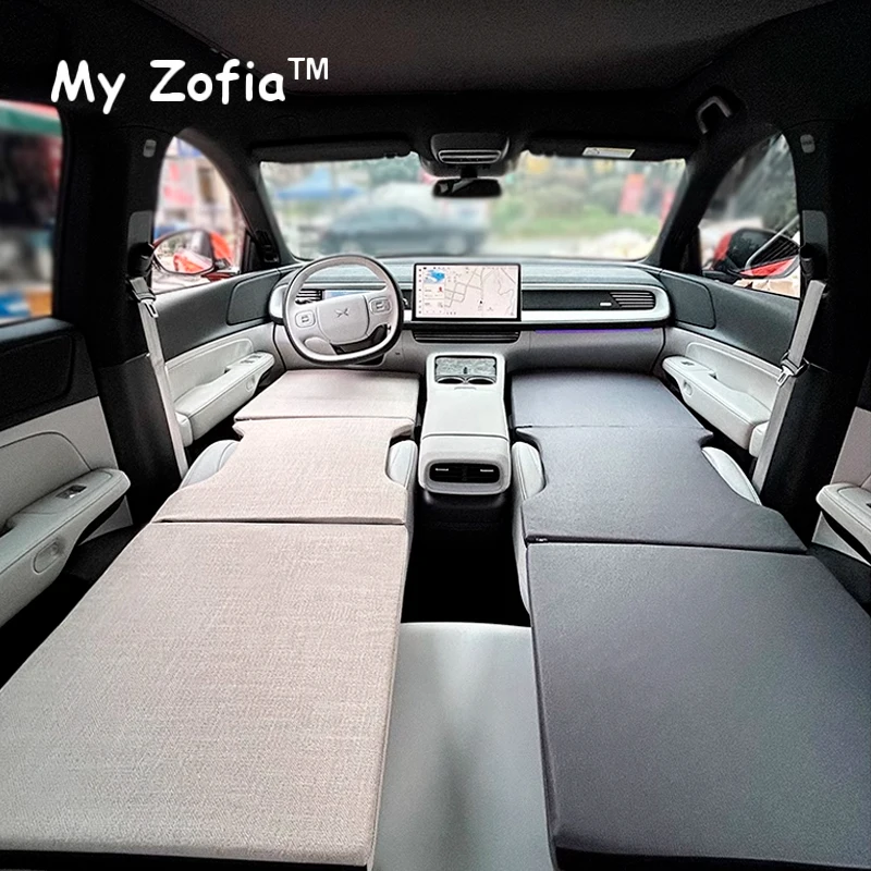 For Xpeng XiaoPeng G9 Car Folding Bed Multi functional Sleep Bed Camping Sponge Portable Folding Travel