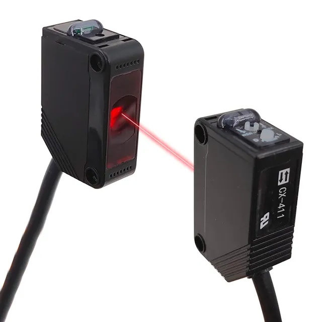 Red LED photoelectric switch CX-411 NPN PNP, proximity switch, reflection sensor, CX-412 1