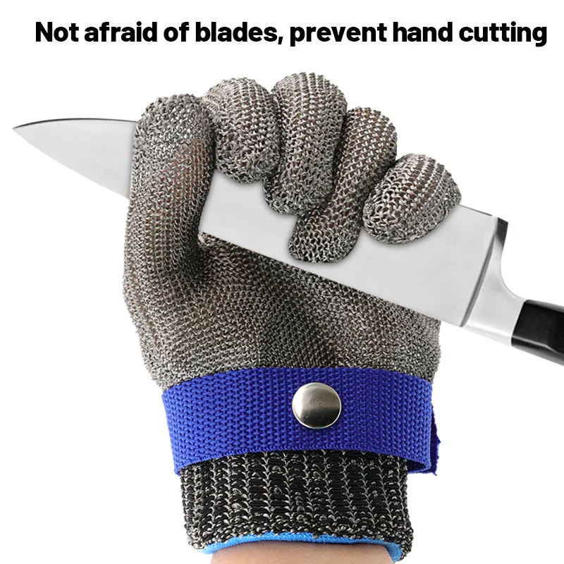 Stainless Steel wire Mesh Resistant Gloves Knife Cutting Gloves For Meat Cutting Oyster Shucking Chopping and Peeling anti cut gloves cut resistant gloves protective gloves