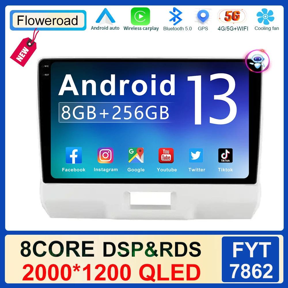 

DSP 8+256G Android For SUZUKI HUSTLER 2014 - 2019 Car Radio Video Player Android Auto BT Multimedia GPS DSP Stereo No 2din DVD