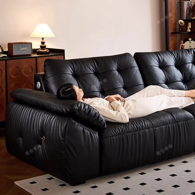 Nordic Black Electric Sofa Living Room Extendeble Relaxing Chaise Electric Sofa Recliner Luxury Meuble De Salon Home Furniture 5 Nordic Black Electric Sofa Living Room Extendeble Relaxing Chaise Electric Sofa Recliner Luxury Meuble De Salon Home Furniture 5