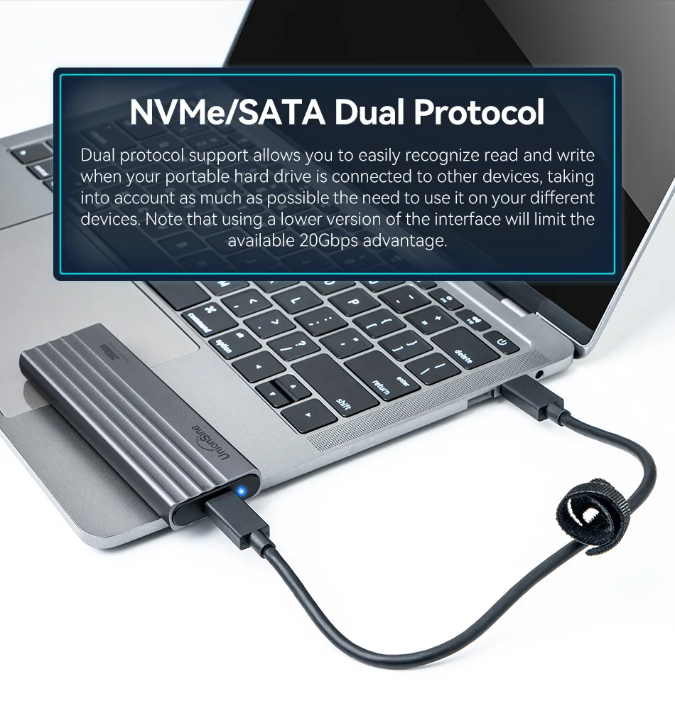 chaves M.2, 20Gbps, USB 3.2, Gen2, USB