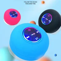 Mini suction cup Bluetooth speaker waterproof hands-free microphone for indoor bathrooms, swimming pools and beaches 5
