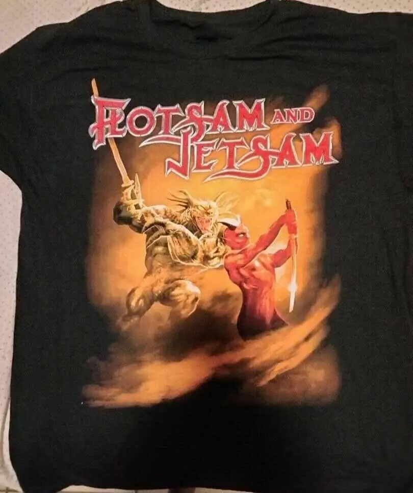 

Футболка унисекс «No Place for Disgrace Flotsam and Jetsam», черная, модель LI618