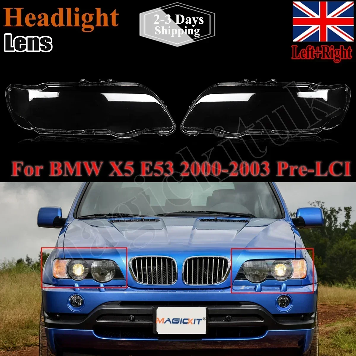 2pcs 2000-2003
