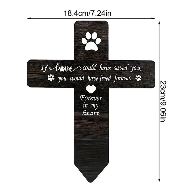Dog Grave Marker Dog Cemetery Garden Stake Memorial Yard Decorations Pet Loss Outdoor Plaques Claw Sympathy Garden Grave dog memorial statue