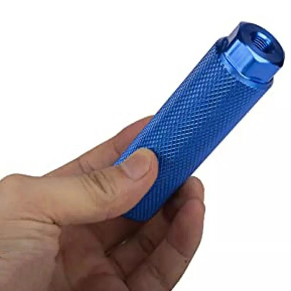 2Pcs Durable Anti-Slip Bike Pegs Lightweight Cycling Parts Bike Foot Rest Aluminum Alloy Bicycle Accessories Fit 3/8 Inch