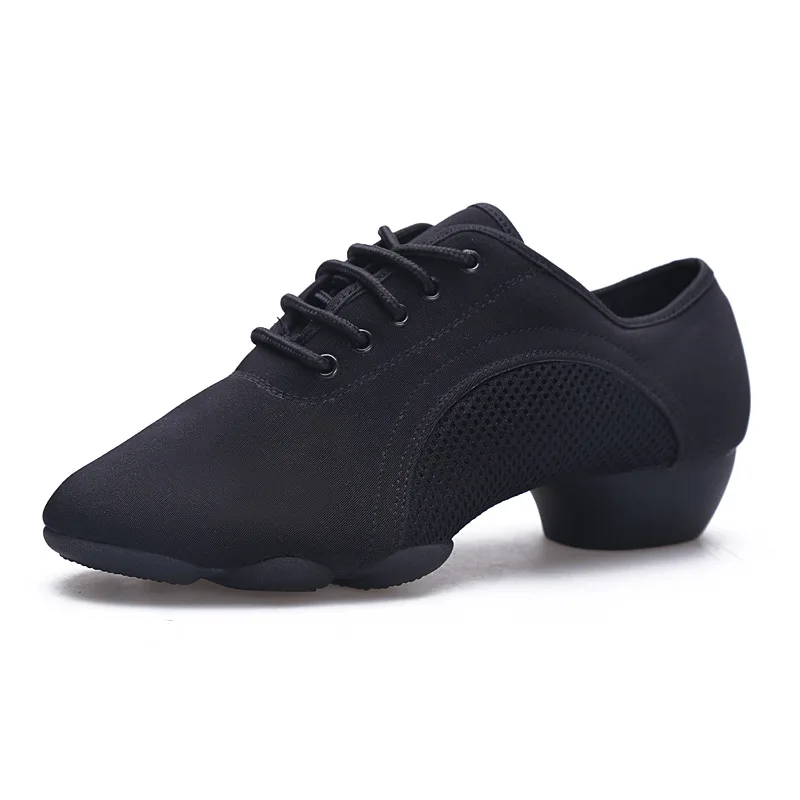 Durable Skidproof Ballroom Dancing Dance Sneakers For Men Women Sport Lightweight Students Girls Boys Training Jazz Street Shoes 2